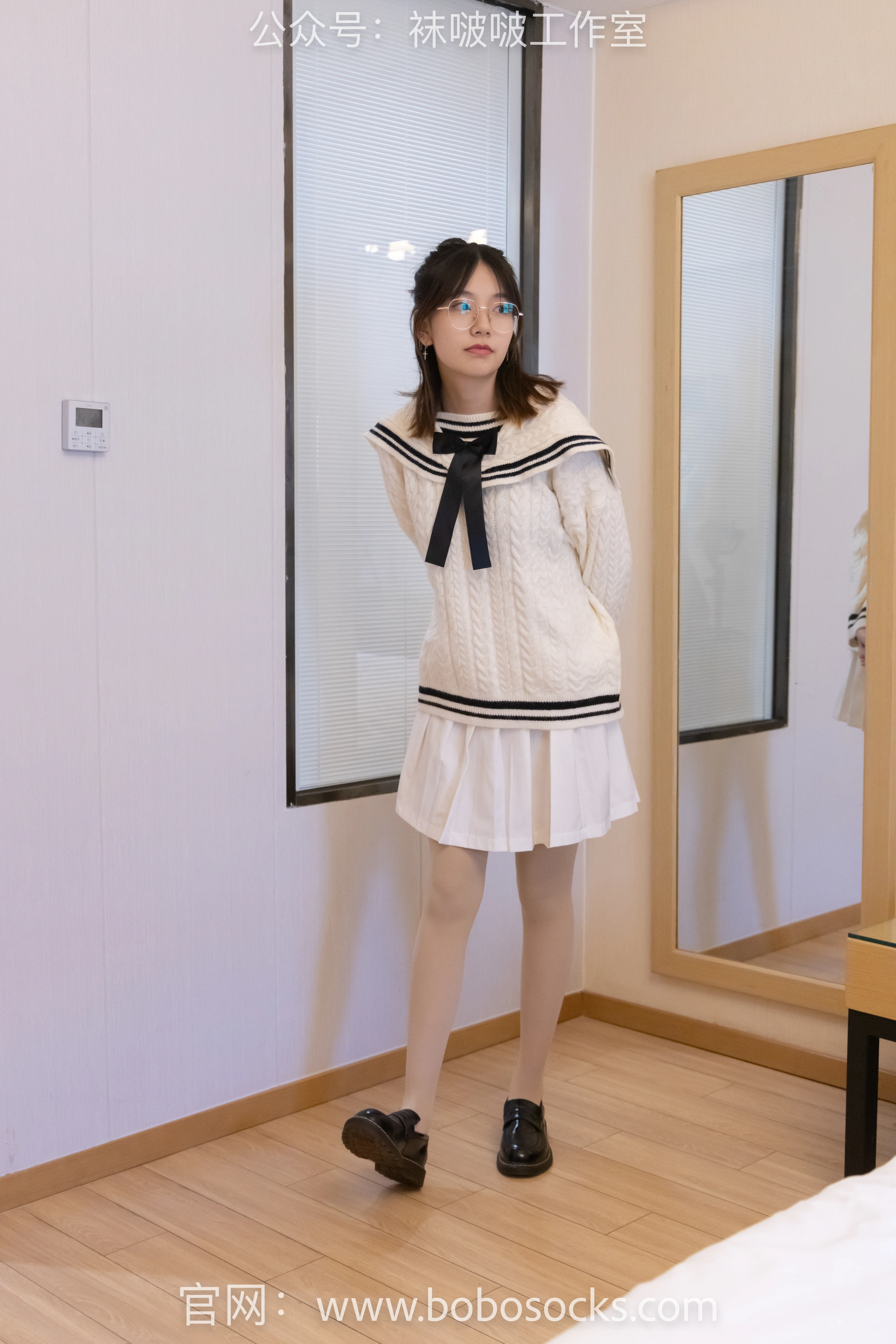 [BoBoSocks袜啵啵]NO.117 小甜豆-黑皮鞋、厚肉丝 3
